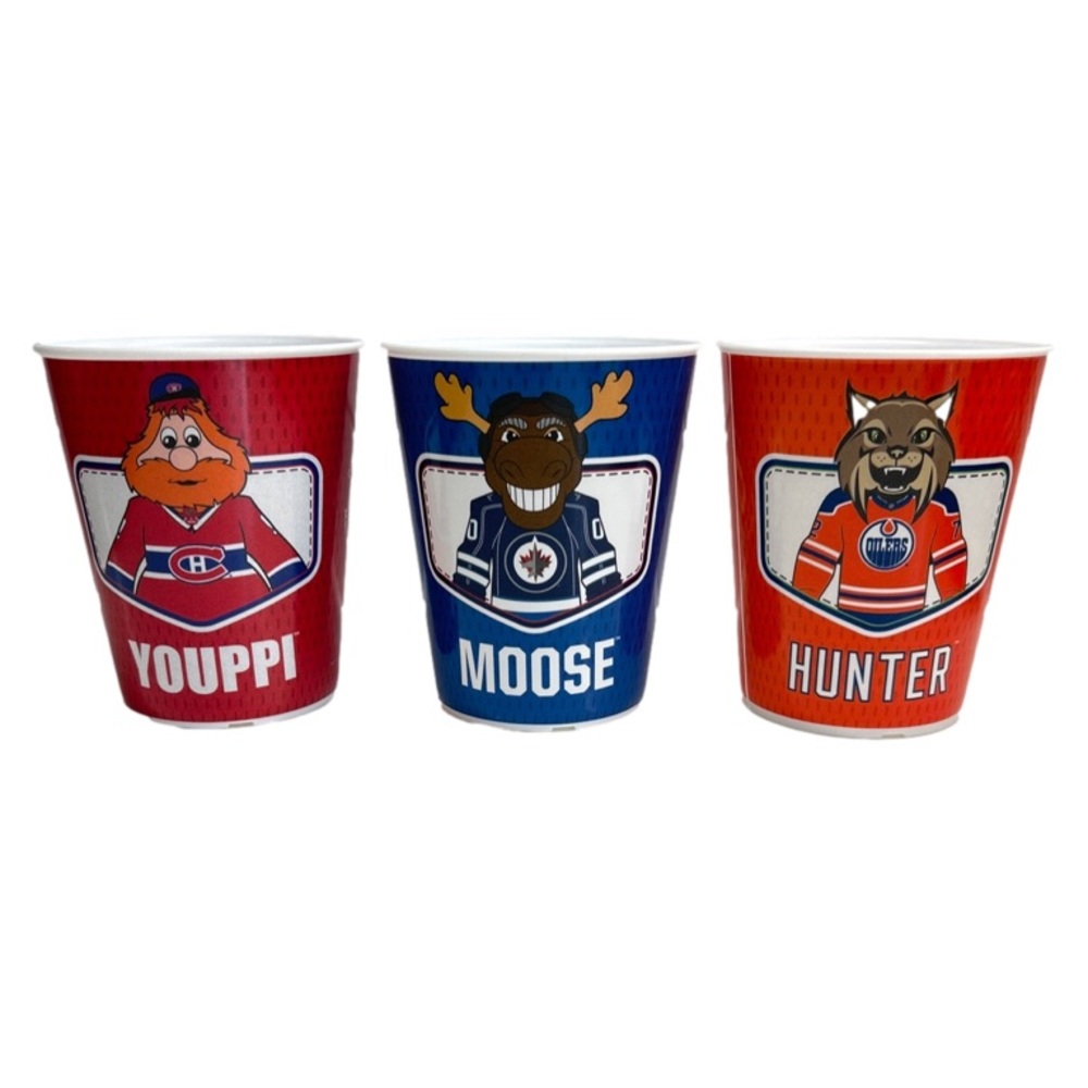 Tim Horton’s NHL Mascot 2019 Collector Cups Set Of 3
